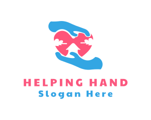 Hand Shelter Charity logo design