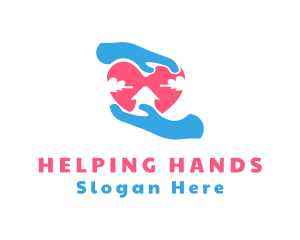 Hand Shelter Charity logo design