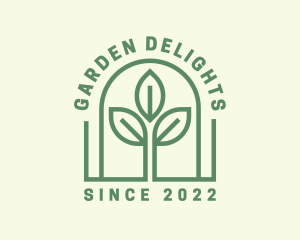 Organic Seedling Garden logo design