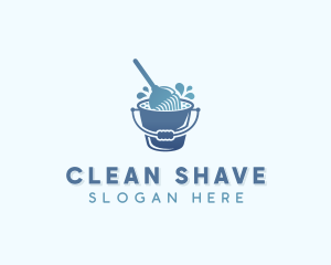 Cleaning Bucket Housekeeping logo design