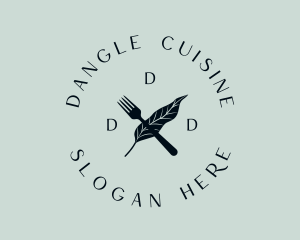 Vegan Food Restaurant logo design