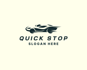 Fast Racing Car  logo design