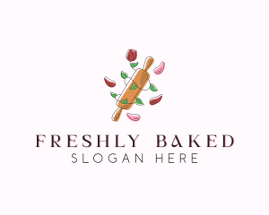 Baking Rolling Pin  logo design