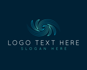 Abstract Wave Vortex logo