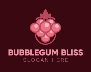 Bubblegum Grape Raisin logo design