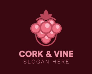 Bubblegum Grape Raisin logo design