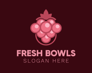 Bubblegum Grape Raisin logo design