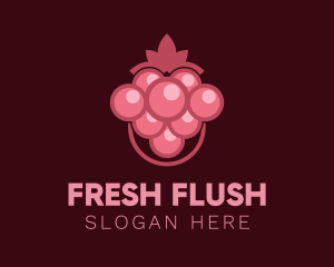 Bubblegum Grape Raisin logo design