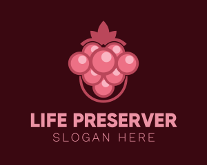 Bubblegum Grape Raisin logo design