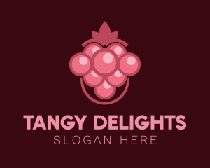 Bubblegum Grape Raisin logo design