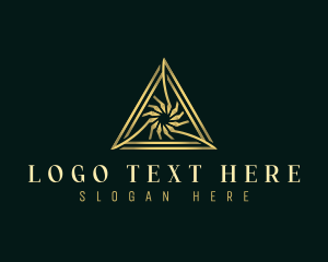 Luxury Vortex Triangle Logo