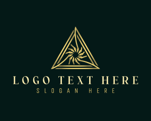 Vortex - Luxury Vortex Triangle logo design