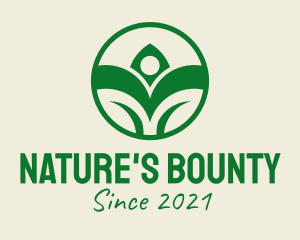 Green Nature Farmer logo design