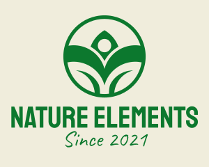 Green Nature Farmer logo design