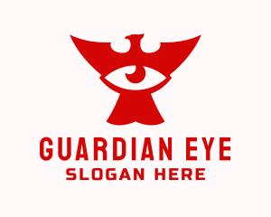 Red Phoenix Eye logo design