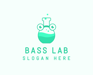 Medical Chemist Flask logo design