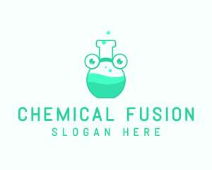 Medical Chemist Flask logo design