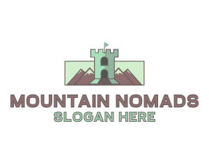 Mountain Castle Tower logo design