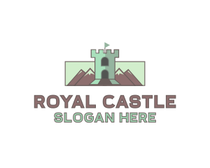 Mountain Castle Tower logo design