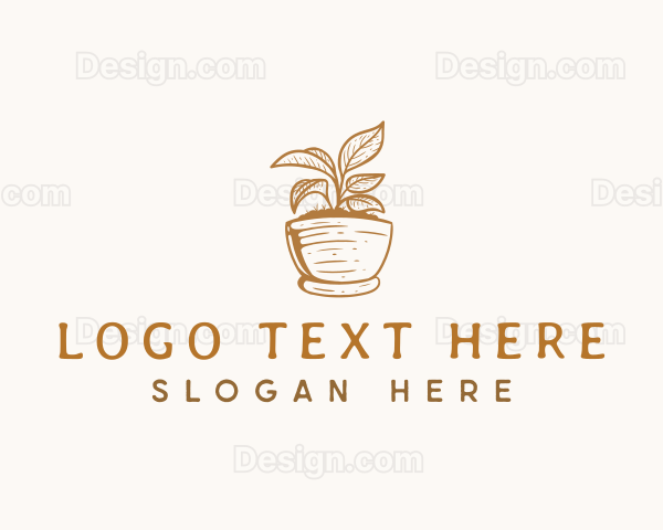 Plant Gardening Landscaping Logo