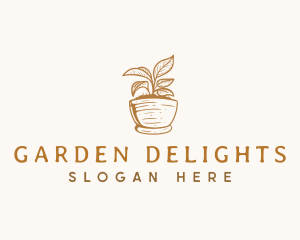 Plant Gardening Landscaping logo design