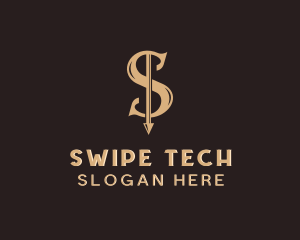 Fintech Digital Exchange Letter S logo design