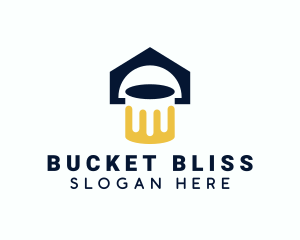 Paint Bucket House Maintenance logo design