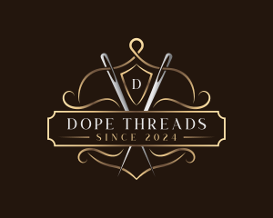 Elegant Sewing Needle logo design