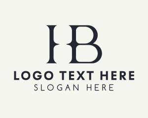 Luxury Financial Company Letter HB logo