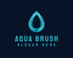 Marine Water Droplet logo design