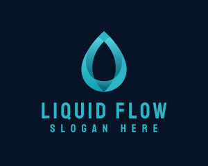 Marine Water Droplet logo design