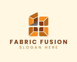 Square Tile Flooring logo design