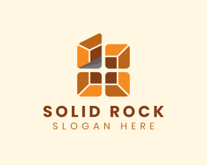 Square Tile Flooring logo design