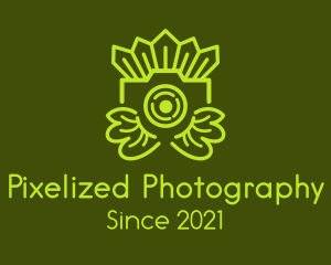 Green Leaf Camera logo design