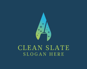 Cleaning Mop Housekeeping logo design