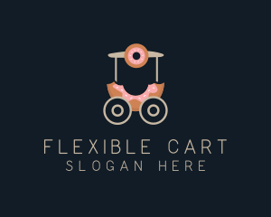 Donut Food Cart  logo design