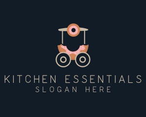 Donut Food Cart  logo design