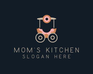 Donut Food Cart  logo design