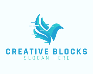 Tech Digital Bird logo design