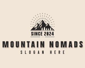 Nature Park Mountain logo design