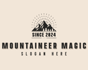 Nature Park Mountain logo design