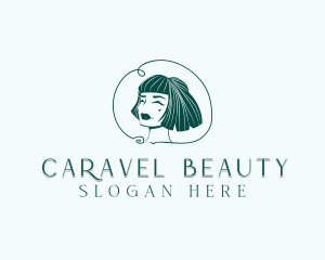 Asian Woman Beauty logo design