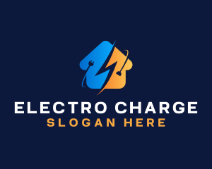 Electrical Plug Bolt logo design