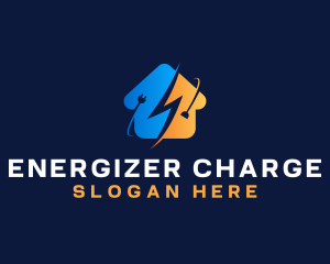 Electrical Plug Bolt logo design