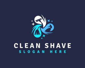 Cleaning Equipment Janitorial logo design