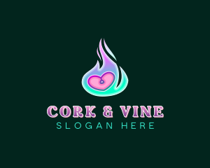 Heart Adult Bar logo design