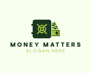 Money Cash Vault logo design