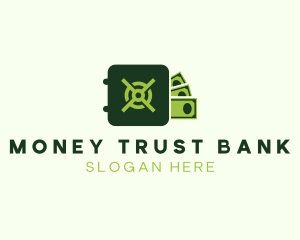 Money Cash Vault logo design