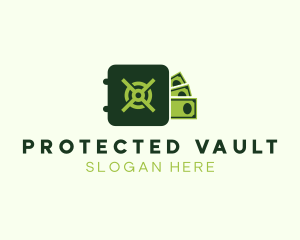 Money Cash Vault logo design