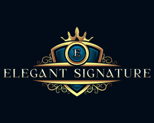 Luxury Crown Crest logo design